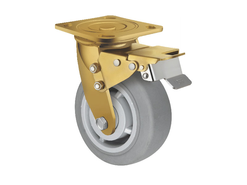 200mm Swivel Caster with Metal Total Brake