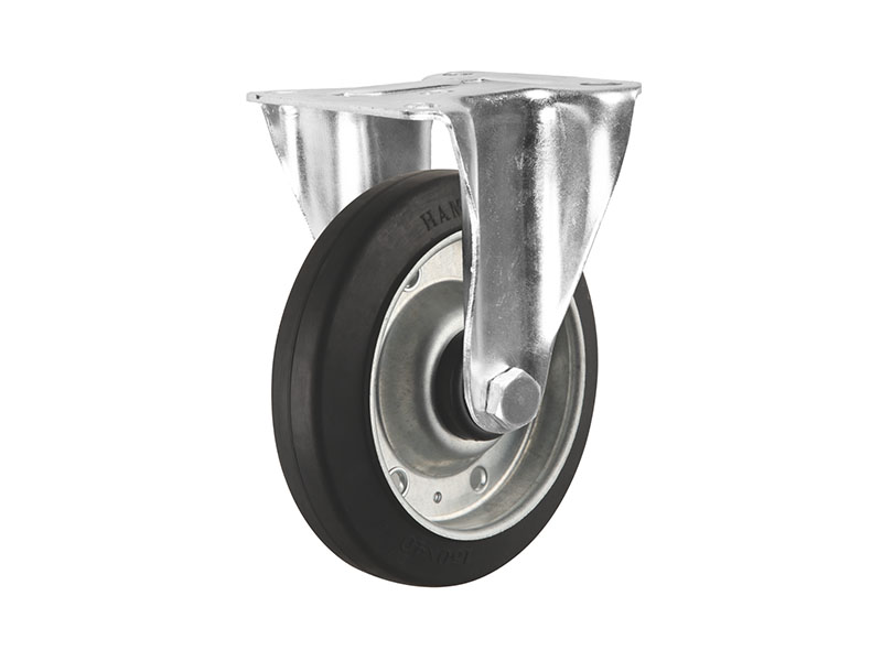 Plate Mount Caster Double ball bearing Wheel