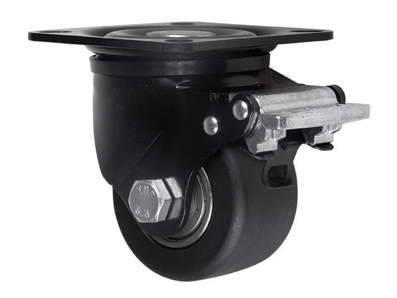 10 Inch Heavy Duty Casters Detail